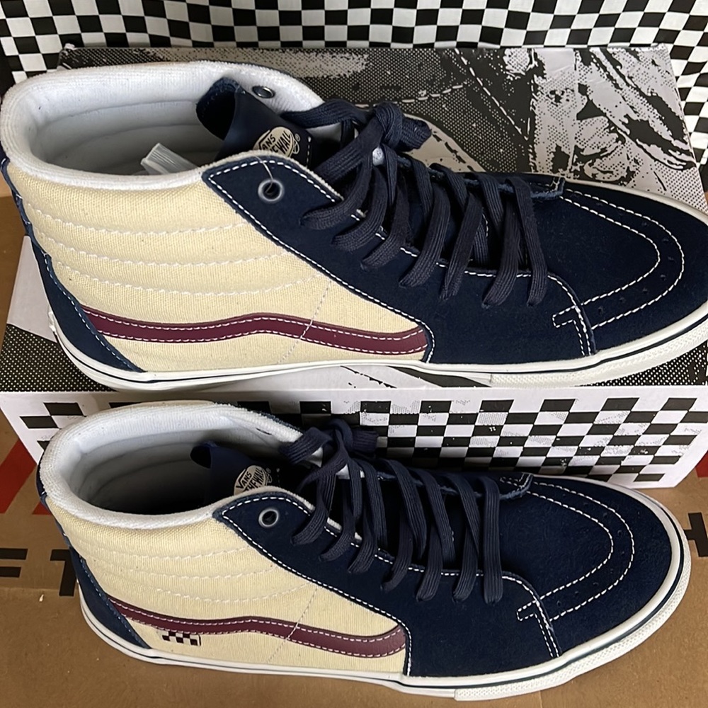 Vans Skate Sk8-Hi Dress Blues/Turtle Dove Men’s sneakers - Picture 3 of 16